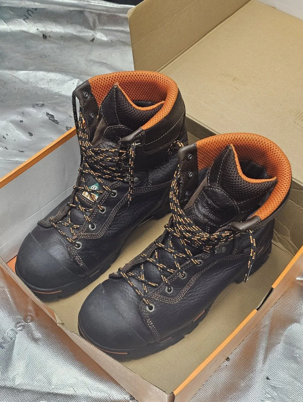 New Timberland Brown Work Boot Timberland PRO Men's Size 10.5 W/L